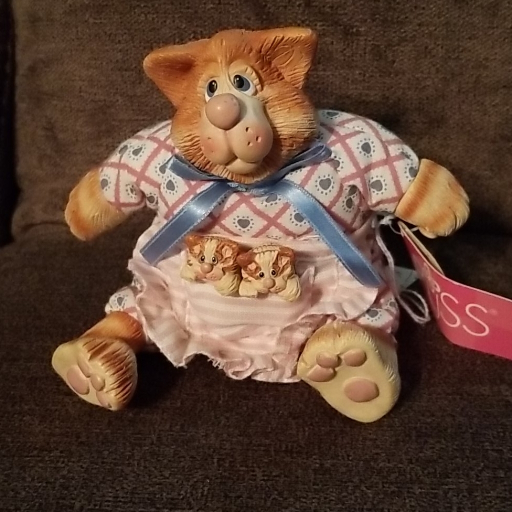 Russ Berrie Kittina The Country Folks